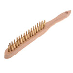 680/B2 Brass Wire Scratch Brush - 2 Row