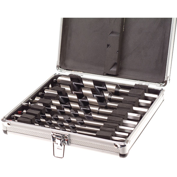 Faithfull FAICASET8 Combination Wood Auger Bit Set, 8 Piece 6-25mm