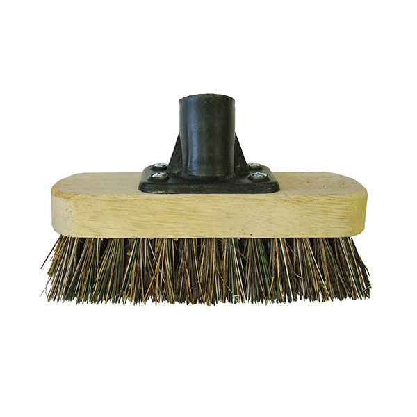 Faithfull FAIBRDECKSCR Deck Scrub Broom Head 175mm (7in) Threaded ...