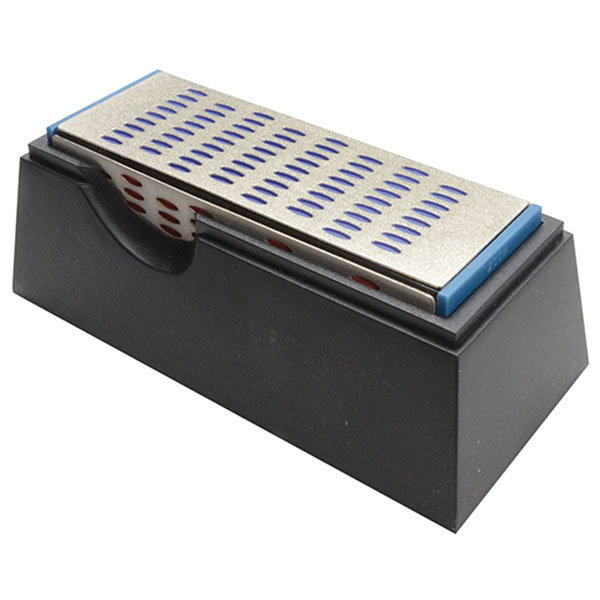 Faithfull FAIDWQUAD Diamond Sharpening Stone 4 Sided 150 x 50 x 50mm