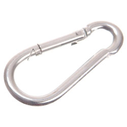 Fire Brigade Snap Hook 4mm Zinc Plated (Pack 4)