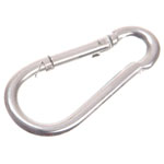 Fire Brigade Snap Hook 4mm Zinc Plated (Pack 4)