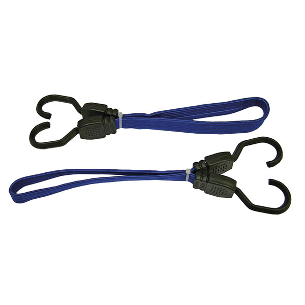  FAITDBUNG18 Flat Bungee Flat Cord 46cm (18in) Blue 2 Piece