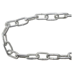 Galvanised Chain Link 3mm x 30m Reel - Max. Load 80kg