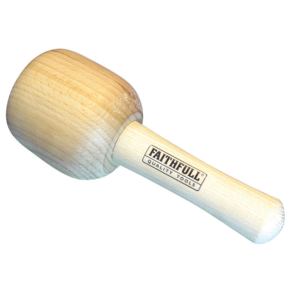 Faithfull FAICM90HD Heavy-Duty Carver's Mallet Beech 90mm