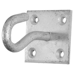 Hook On Plate - Galvanised