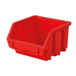 Interlocking Storage Bin Size 1 Red 116 x 112 x 75mm