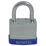 Laminated Steel Padlock 30mm 3 Keys