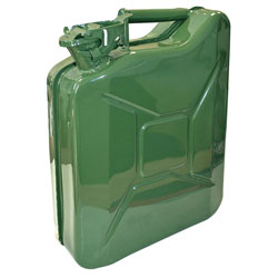 Green Jerry Can - Metal 10 litre