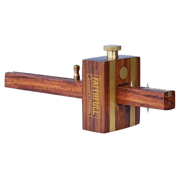 Faithfull Mortice Gauge - Hardwood Slide Adj - Brown - FAIRMORT - Image 5