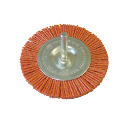 Nylon Wheel Flat 100mm x 6mm Shank