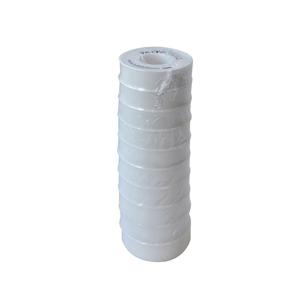 Faithfull 08001212ST10TB P.T.F.E Tape 12mm x 12m White (Pack 10)