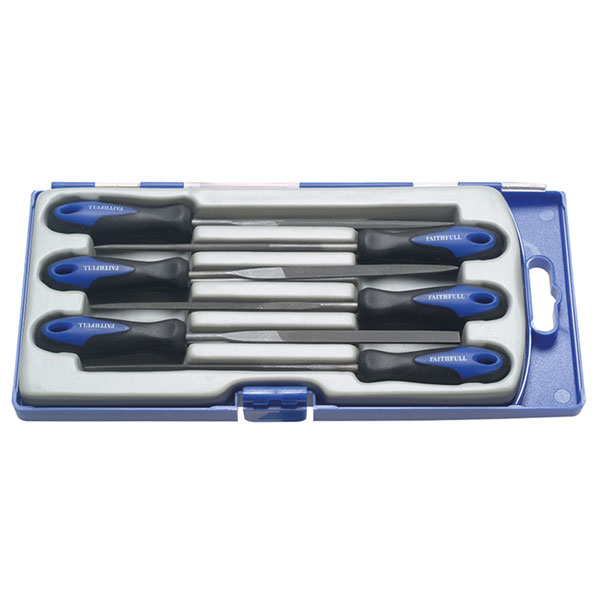 Faithfull FAIPPNEEDLE Precision Needle File Set 6 Piece