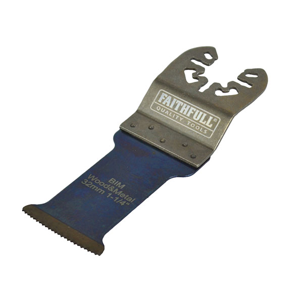 Faithfull PM0010007 Premium Arc Cut Wood & Metal Bi-Metal Blade 32mm