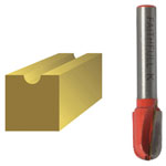 Router Bit TCT Radius 3.0 x 15mm 1/4in Shank