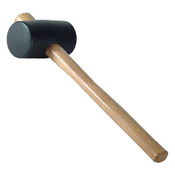 Faithfull YY08RU025G Rubber Mallet - White 567g (20oz)