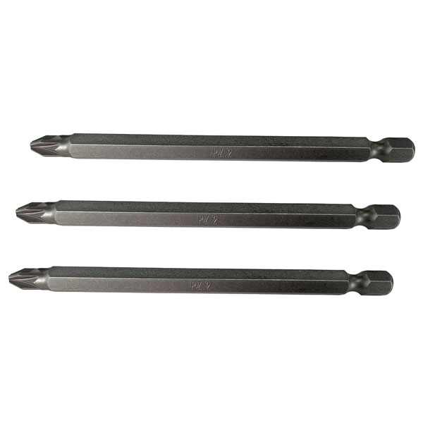 Faithfull FAISBPZ3100 Pozidriv S2 Power Screwdriver Bits PZ3 x 100...