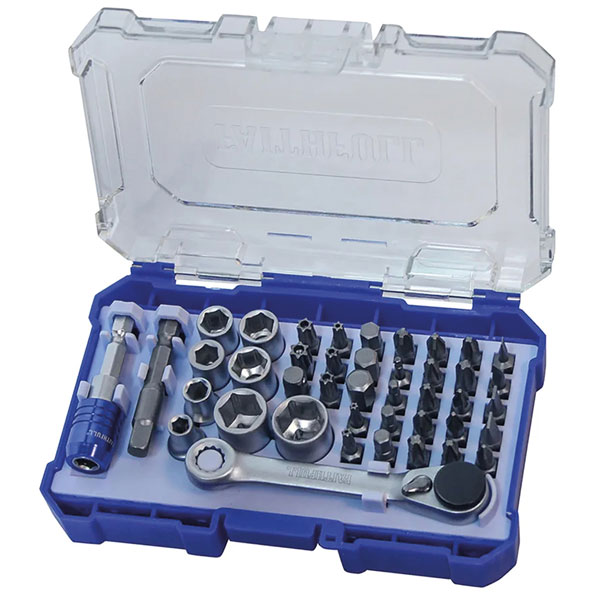 Faithfull FAISBSET42 Screwdriver Bit and Socket Set, 42 Piece