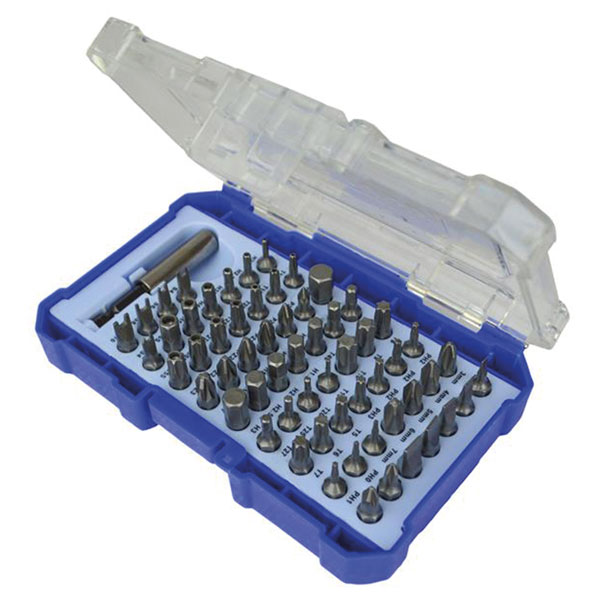 Faithfull FAISBSET61 Screwdriver Bit Set, 61 Piece