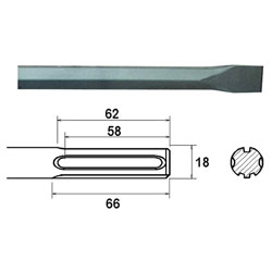 SDS Max Chisel 300mm