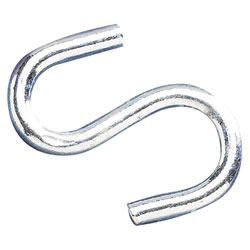 S-Hooks 3mm Zinc Plated (Pack 20)