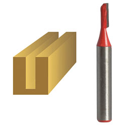 Router Bit TCT Single Flute 3.2 x 10mm 1/4in Shank