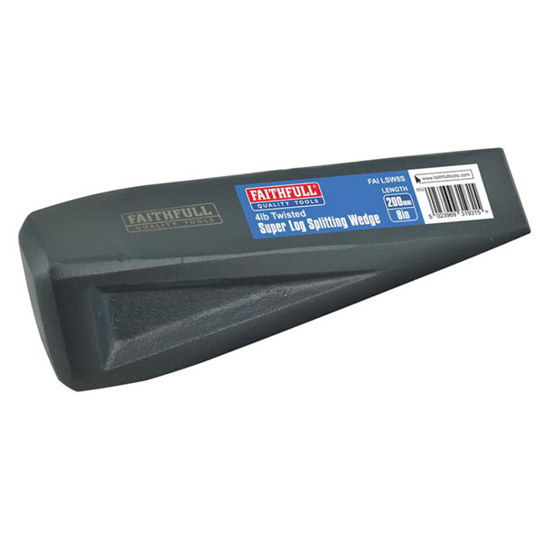 Faithfull FAILSW8S Super Log Splitting Wedge 200mm (8in)