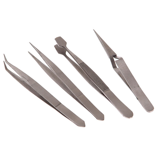 Faithfull FAITWSET4 Tweezer Set, 4 Piece