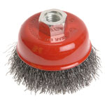 Wire Cup Brush 60mm M14x2, 0.30mm Steel Wire