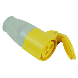 Yellow Socket 16A 110V