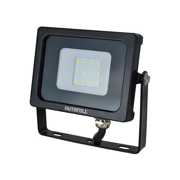 Faithfull Power Plus AS5110 SMD LED Wall Mounted Floodlight 10W 80...