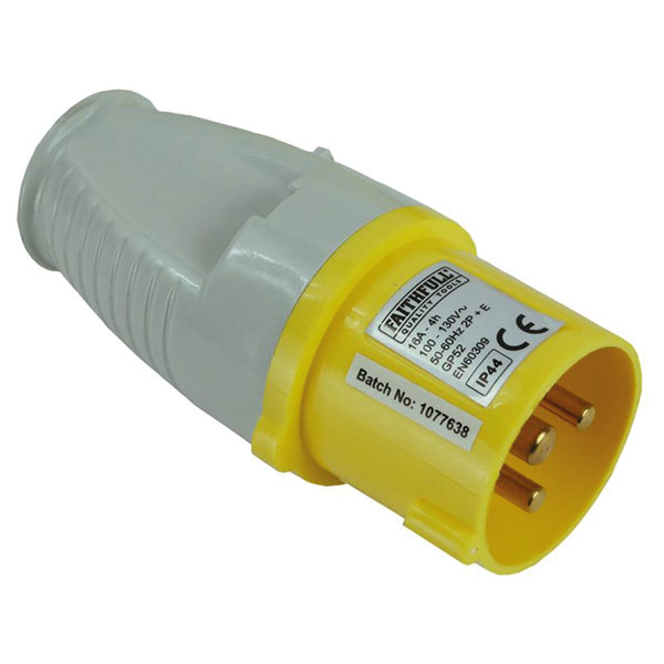  10603 Yellow Plug 16A 110V