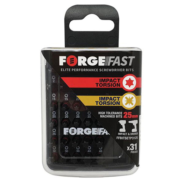 Click to view product details and reviews for Forgefix Ffbitsetp3125 Forgefast Pz Tx Compatible Impact Bit Set.