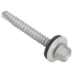 TechFast Hex Head Roofing Screw Self-Drill Light Section 5.5 x 25mm Pack 100