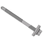 TechFast Composite Panels to Steel Hex Screw Washer Range - Pk100