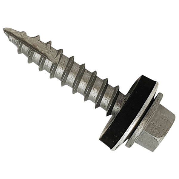 Forgefix TechFast Metal Roofing to Timber Hex Screw T17 Gash Point 6.3x80mm x100 