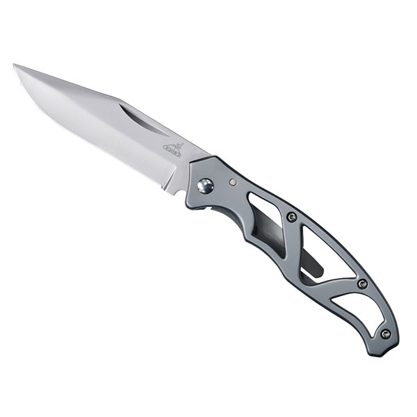  1013954 Paraframe Mini SS Folding Clip Knife - Fine Edge