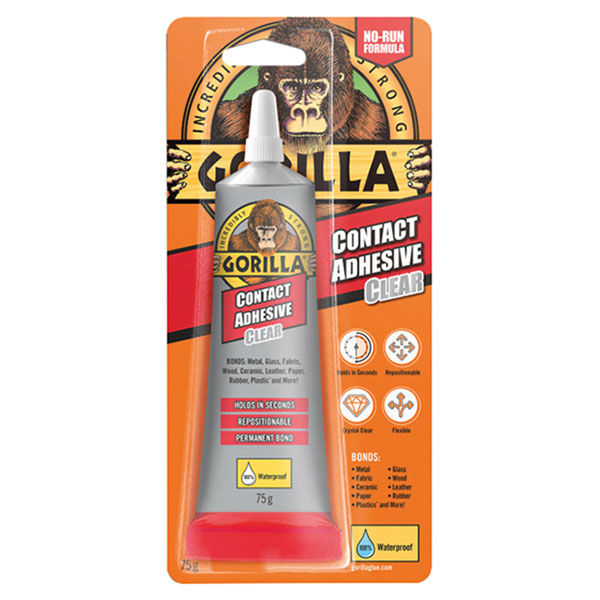  2144000 Gorilla Contact Adhesive Clear 75g