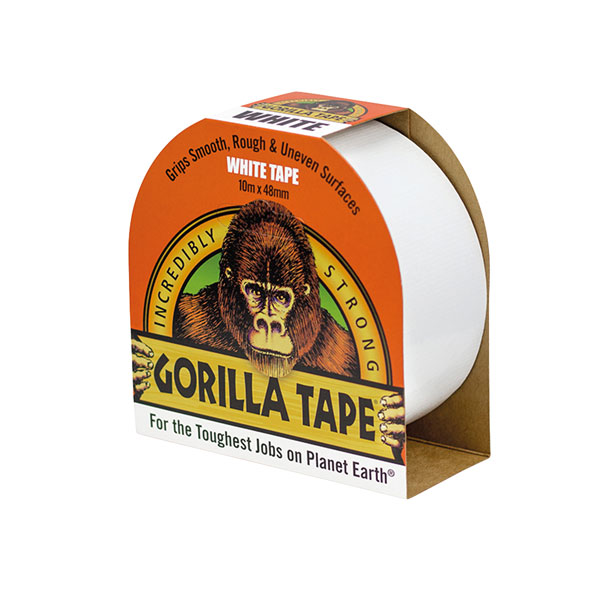  3044600 Gorilla Tape 48mm x 27m White