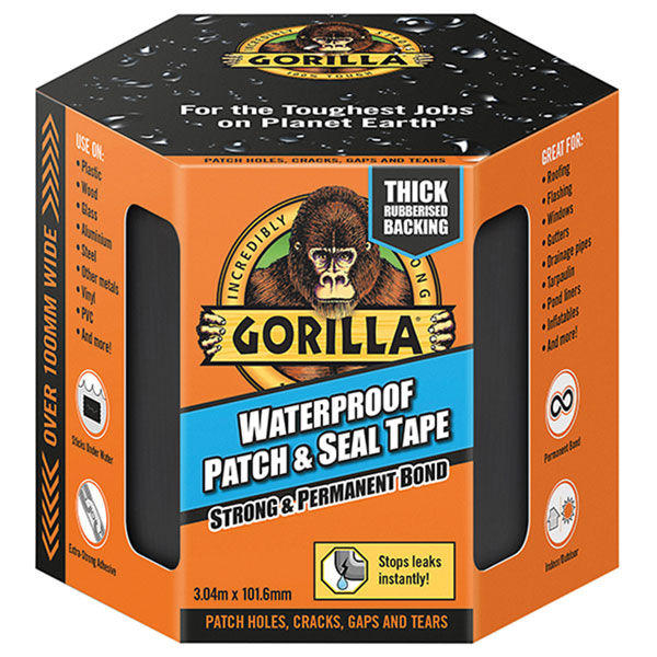 3044720 Gorilla Waterproof Patch & Seal Tape 101.6mm x 3.04m