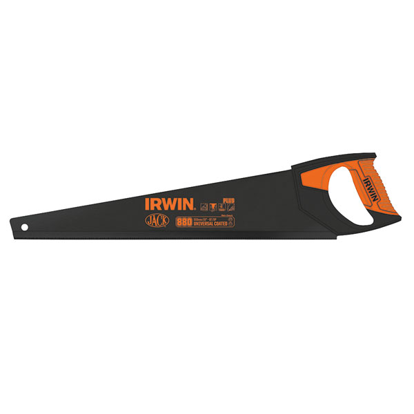 Click to view product details and reviews for Irwin Jack 1897525 880 Un Universal Hand Saw 550mm 22in Coated 8 Tpi.
