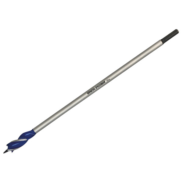 Click to view product details and reviews for Irwin® 1922004 Blue Groove 6x Long Wood Bit 28 X 400mm.