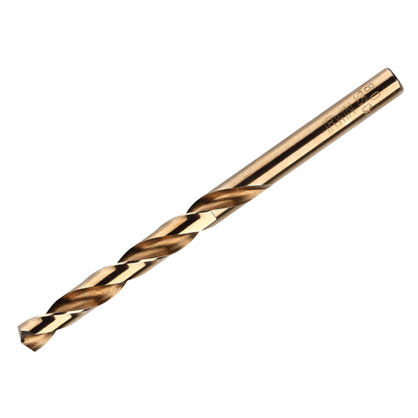 IRWIN® 10502510 HSS Cobalt Drill Bits (2) 2.5mm OL:57mm WL:30mm