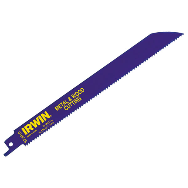 IRWIN® 10504142 Sabre Saw Blade 110R 300mm Metal & Wood Cutting Pa...