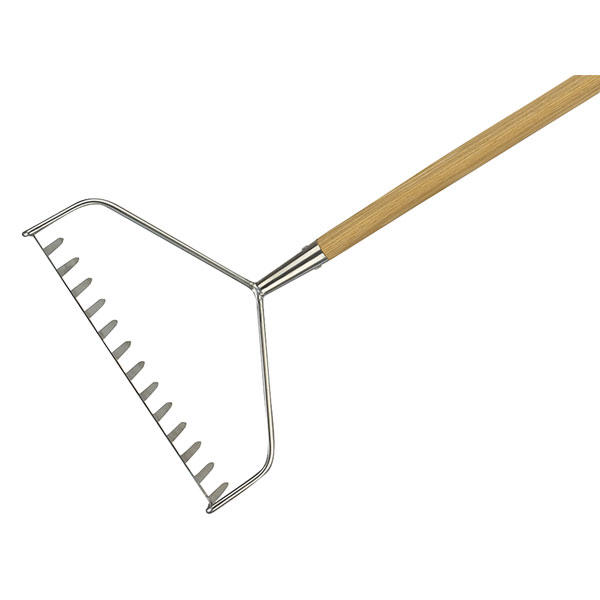 Kent & Stowe 70100257 Carbon Steel Long Handled Soil Rake, FSC®