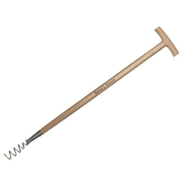 Kent & Stowe 70100628 Stainless Steel Hand Corkscrew Weeder, FSC®