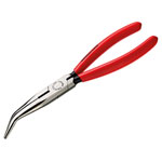 Bent Snipe Nose Side Cutting Pliers PVC Grip 200mm (8in)