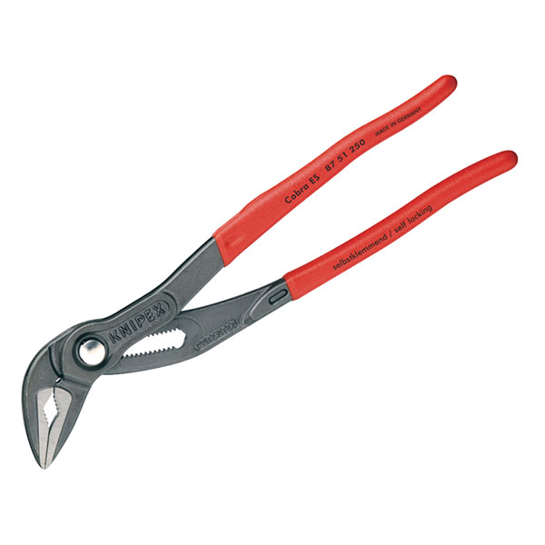 Knipex 87 51 250 SB Cobra® ES Extra Slim Water Pump Pliers PVC Gri...