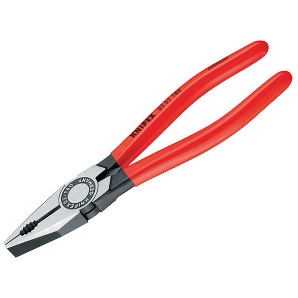 Click to view product details and reviews for Knipex 03 01 180 Sb Combination Pliers Pvc Grip 180mm 7in.