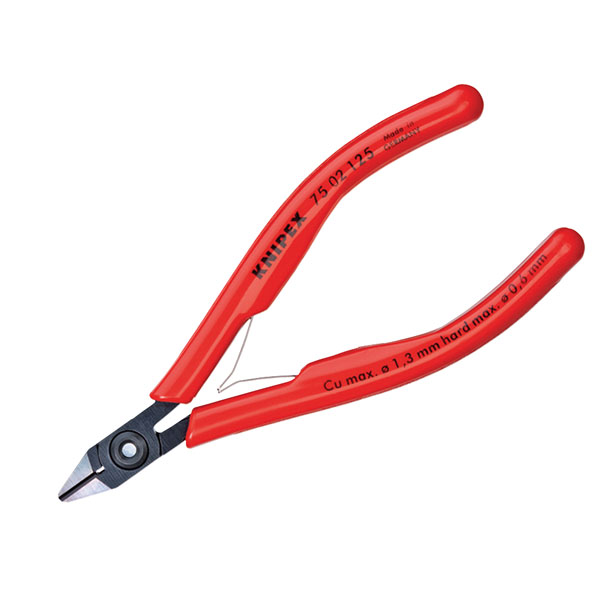 Knipex 75 02 125 Electronics Diagonal Cutter 125mm 75 02 125 SB
